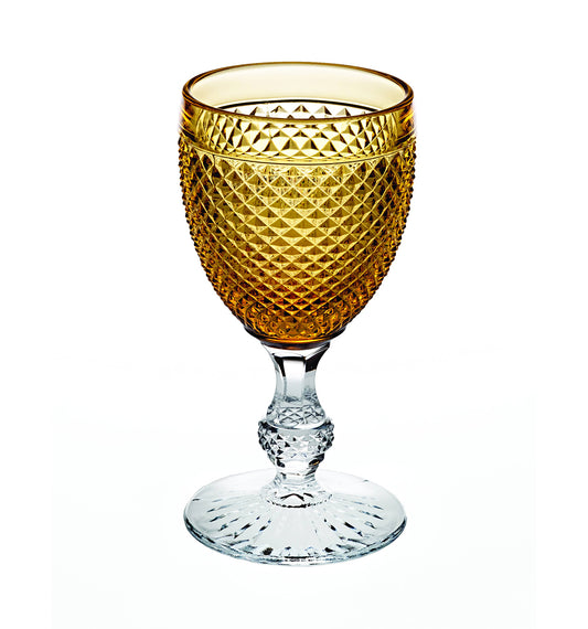 Pahar pentru vin, 280 ml, Bicos Bicolor Amber - VISTA ALEGRE