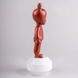 Sculptura din portelan, 30 cm, The Metallic Red Guest by Jaime Hayon - LLADRO Sculptura din portelan, 30 cm, The Metallic Red Guest by Jaime Hayon - LLADRO
