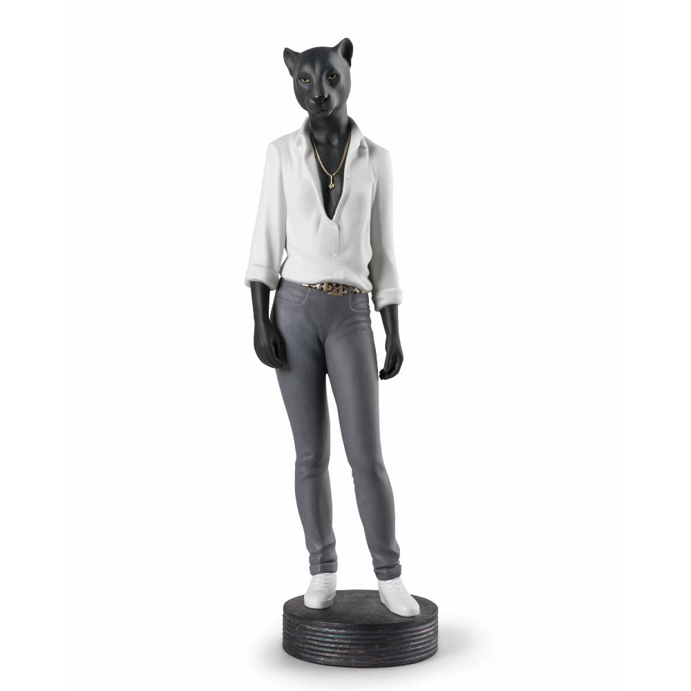 Sculptura din portelan Panther Woman by Marco Antonio Nogueron - LLADRO Sculptura din portelan Panther Woman by Marco Antonio Nogueron - LLADRO