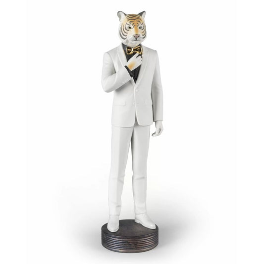 Sculptura din portelan Tiger Man by Marco Antonio Nogueron - LLADRO