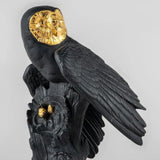 Sculptura din portelan, Owl Black-gold - Editie Limitata, Boldblack - LLADRO Sculptura din portelan, Owl Black-gold - Editie Limitata, Boldblack - LLADRO