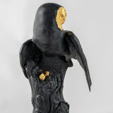 Sculptura din portelan, Owl Black-gold - Editie Limitata, Boldblack - LLADRO Sculptura din portelan, Owl Black-gold - Editie Limitata, Boldblack - LLADRO