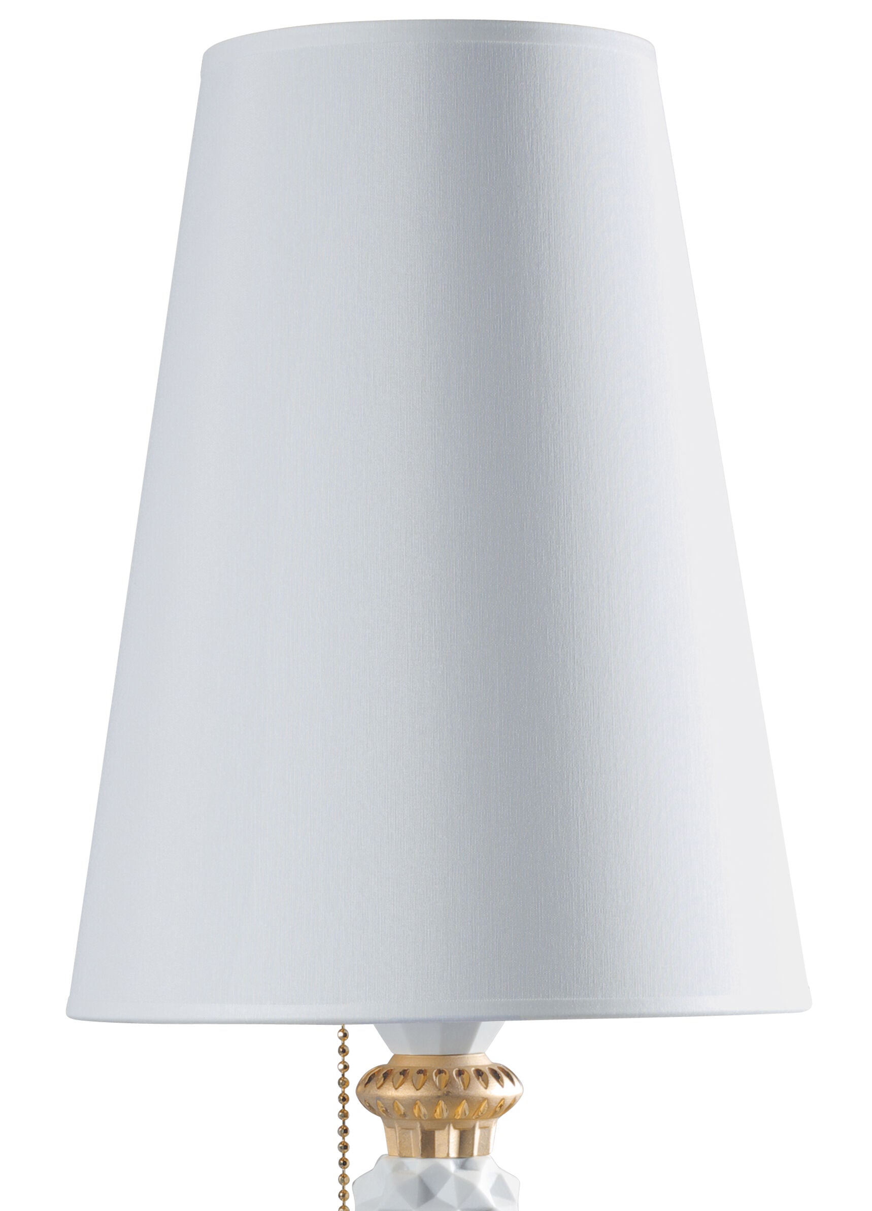Veioza Belle de Nuit, 57 cm, alb/auriu - LLADRO Veioza Belle de Nuit, 57 cm, alb/auriu - LLADRO