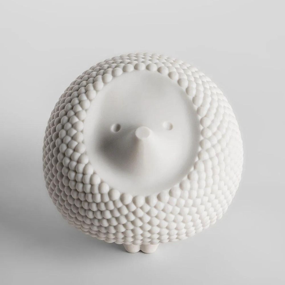 Lampa de masa din portelan, fara fir, 15 x 13 cm, Hedgehog - LLADRO Lampa de masa din portelan, fara fir, 15 x 13 cm, Hedgehog - LLADRO
