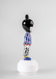 Sculptura din portelan, 30 cm, The Guest by Camille Walala - LLADRO Sculptura din portelan, 30 cm, The Guest by Camille Walala - LLADRO