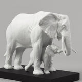 Sculptura alba din portelan, Leading the way by Ernest Massuet - LLADRO Sculptura alba din portelan, Leading the way by Ernest Massuet - LLADRO