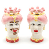 Vaza Testa Sicily, roz, 13 cm - SIMONA'S COLLECTION Vaza Testa Sicily, roz, 13 cm - SIMONA'S COLLECTION