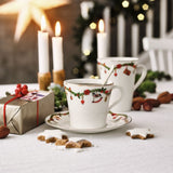 Ceasca combi si farfurie, Nora Christmas - HUTSCHENREUTHER Ceasca combi si farfurie, Nora Christmas - HUTSCHENREUTHER