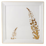 Farfurie patrata pentru cina, 26 cm, VegetalGold - Bernardaud Farfurie patrata pentru cina, 26 cm, VegetalGold - Bernardaud