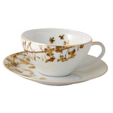 Ceasca de ceai cu farfurie, 150 ml, Vegetal Gold - Bernardaud Ceasca de ceai cu farfurie, 150 ml, Vegetal Gold - Bernardaud