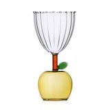 Pahar pentru vin, cu picior mar, yellow, Fruits and Flower by Alessandra Baldereschi - ICHENDORF Pahar pentru vin, cu picior mar, yellow, Fruits and Flower by Alessandra Baldereschi - ICHENDORF
