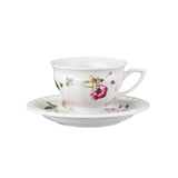 Ceasca pentru espresso si farfurie, Maria Pink Rose by Regula Studli - ROSENTHAL Ceasca pentru espresso si farfurie, Maria Pink Rose by Regula Studli - ROSENTHAL