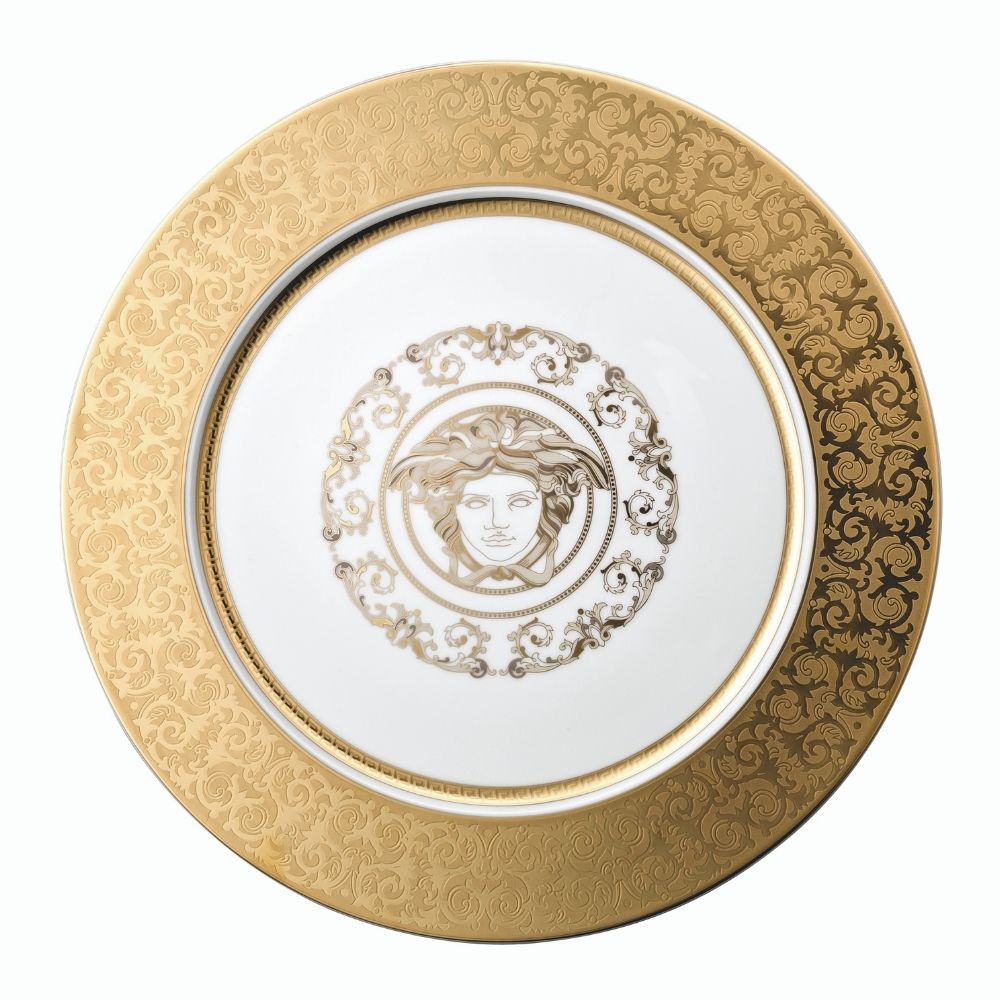 Farfurie de prezentare, Medusa Gala Gold - VERSACE Farfurie de prezentare, Medusa Gala Gold - VERSACE