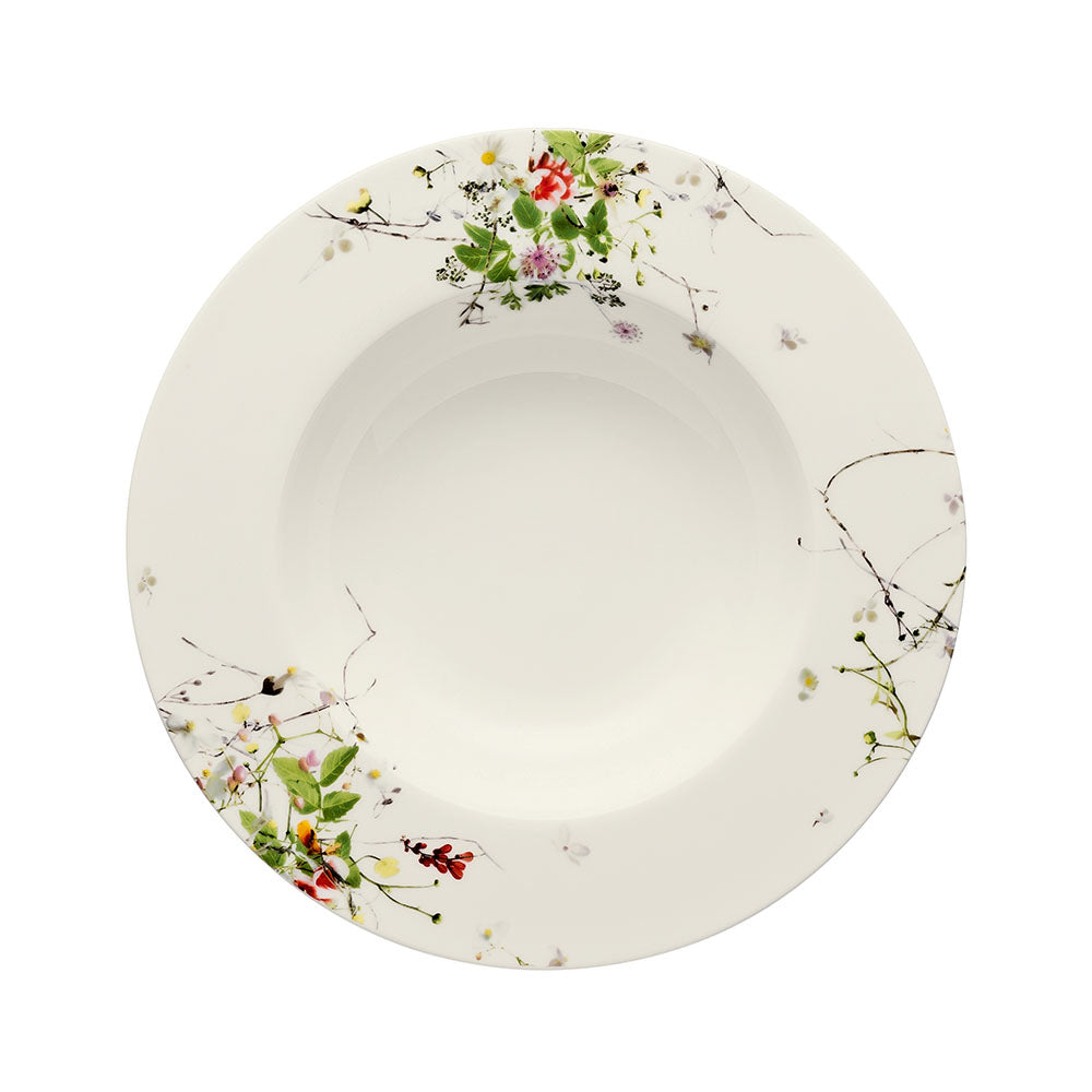 Farfurie pentru supa, Brillance Fleurs Sauvages by Regula Studli - ROSENTHAL Farfurie pentru supa, Brillance Fleurs Sauvages by Regula Studli - ROSENTHAL