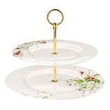 Etajera doua niveluri, Brillance Fleurs Sauvages by Regula Studli - ROSENTHAL Etajera doua niveluri, Brillance Fleurs Sauvages by Regula Studli - ROSENTHAL