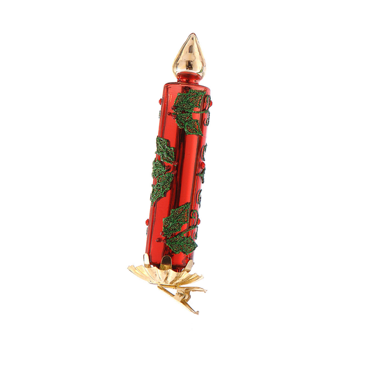 Ornament pentru brad lumanare, multicolor, 13 cm - Simona's Christmas