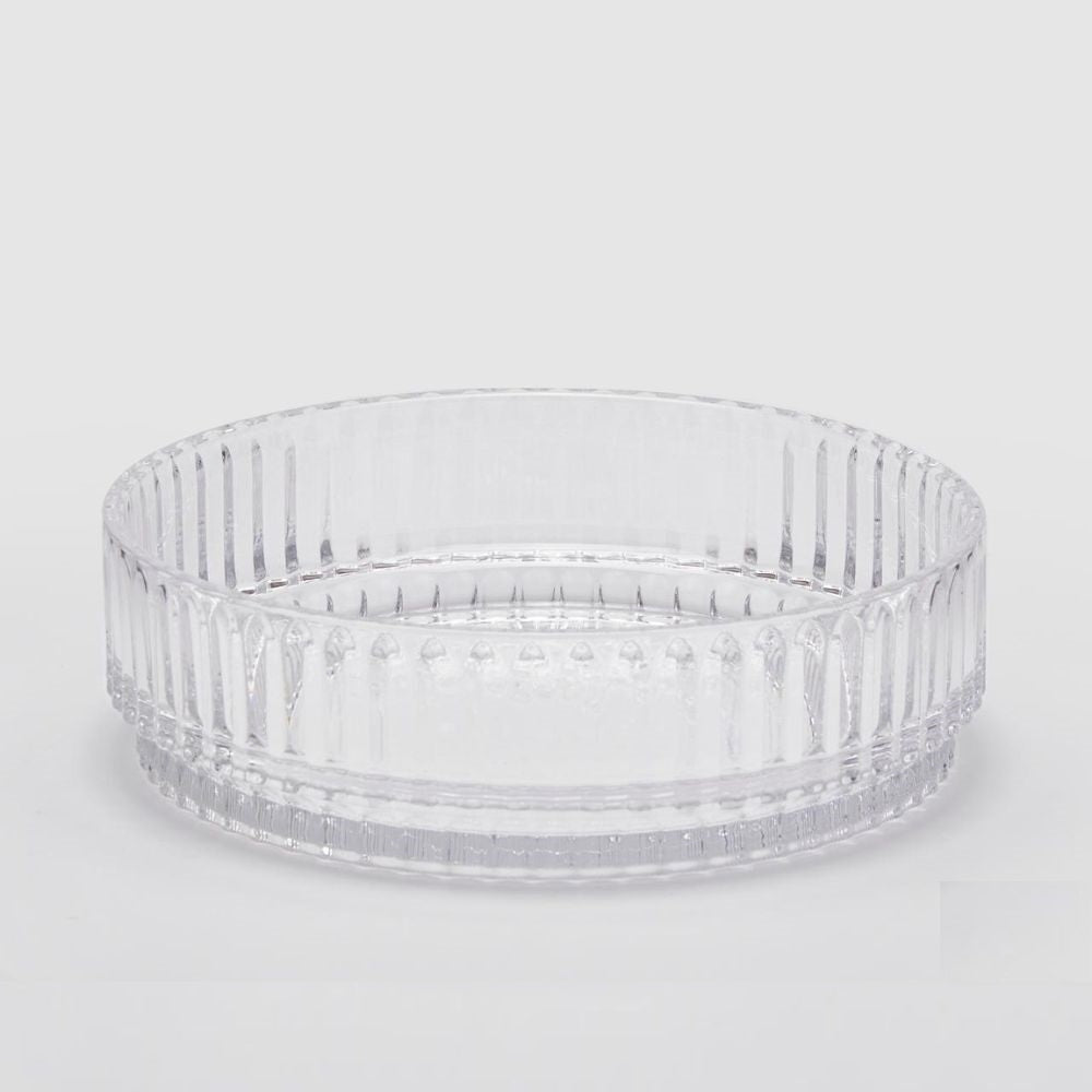 Bol decorativ Righe, transparent, 30 cm - SIMONA'S COLLECTION Bol decorativ Righe, transparent, 30 cm - SIMONA'S COLLECTION