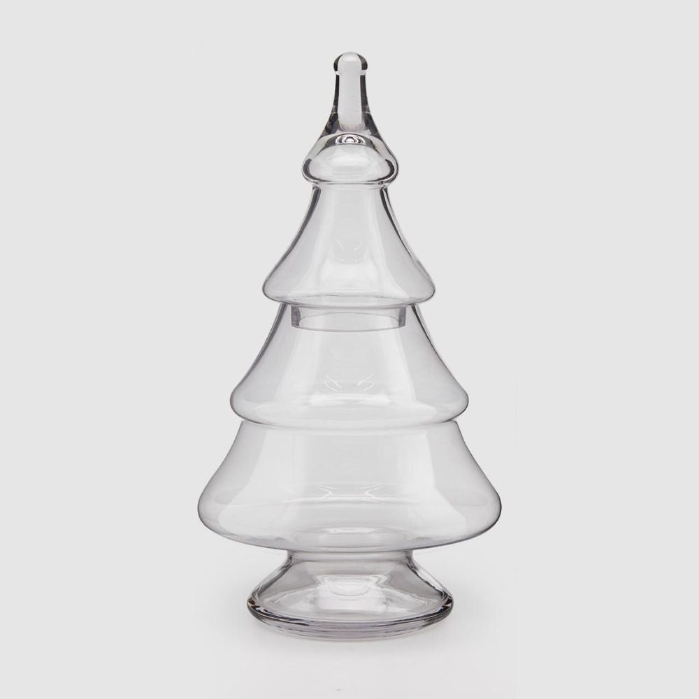 Recipient din sticla in forma de brad, transparent, 50 cm - SIMONA'S Christmas Recipient din sticla in forma de brad, transparent, 50 cm - SIMONA'S Christmas