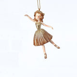 Ornament balerina Scarlet, auriu, 11 cm - SIMONA'S Christmas Ornament balerina Scarlet, auriu, 11 cm - SIMONA'S Christmas