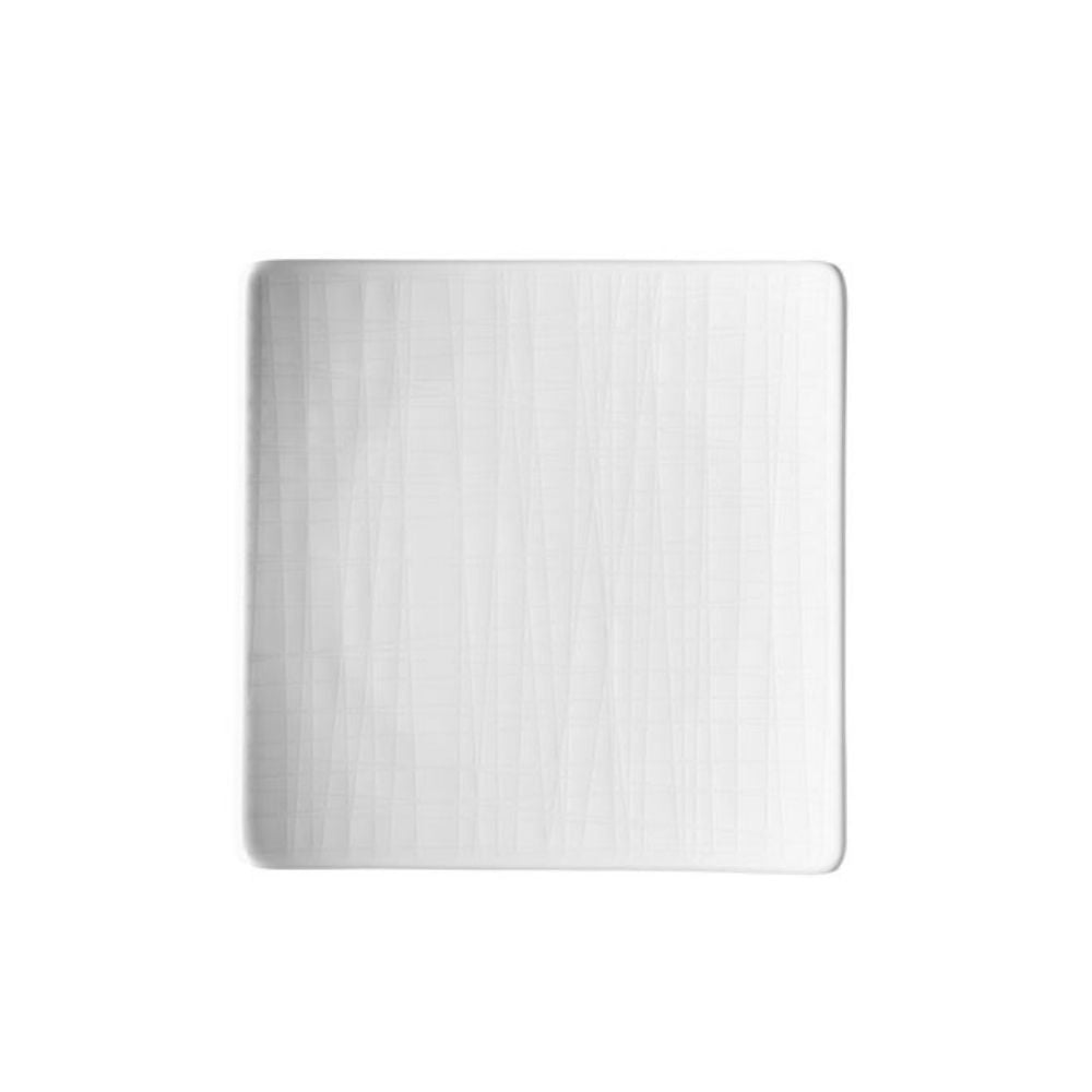 Farfurie patrata pentru paine/cocktail, Mesh White by Gemma Bernal - ROSENTHAL Farfurie patrata pentru paine/cocktail, Mesh White by Gemma Bernal - ROSENTHAL