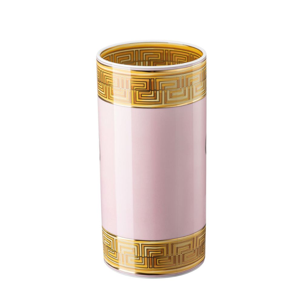 Vaza din portelan, 24 cm, Medusa Amplified Pink Coin - VERSACE Vaza din portelan, 24 cm, Medusa Amplified Pink Coin - VERSACE