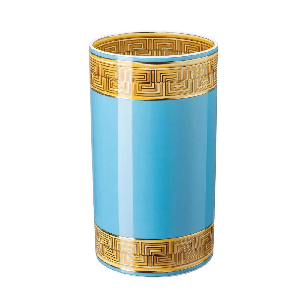 Vaza din portelan, 30 cm, Medusa Amplified Blue Coin - VERSACE Vaza din portelan, 30 cm, Medusa Amplified Blue Coin - VERSACE