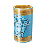 Vaza din portelan, 30 cm, Medusa Amplified Blue Coin - VERSACE Vaza din portelan, 30 cm, Medusa Amplified Blue Coin - VERSACE