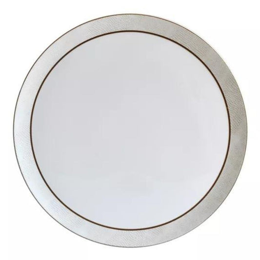 Platou rotund, 32 cm, Sauvage Blanc - BERNARDAUD