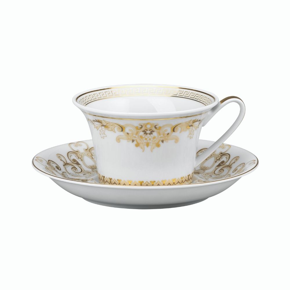 Ceasca pentru ceai si farfurie, Medusa Gala - VERSACE Ceasca pentru ceai si farfurie, Medusa Gala - VERSACE