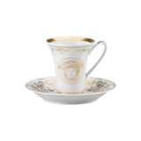 Ceasca pentru espresso si farfurie, Medusa Gala Gold - VERSACE Ceasca pentru espresso si farfurie, Medusa Gala Gold - VERSACE