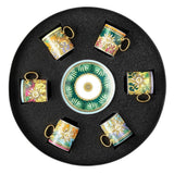 Ceasca pentru espresso si farfurie - set 6 buc, Jungle Animalier - VERSACE Ceasca pentru espresso si farfurie - set 6 buc, Jungle Animalier - VERSACE
