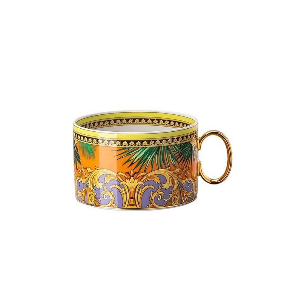 Ceasca pentru ceai si farfurie, Jungle Animalier - VERSACE Ceasca pentru ceai si farfurie, Jungle Animalier - VERSACE