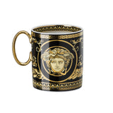 Cana din portelan, Virtus Gala Black - VERSACE Cana din portelan, Virtus Gala Black - VERSACE
