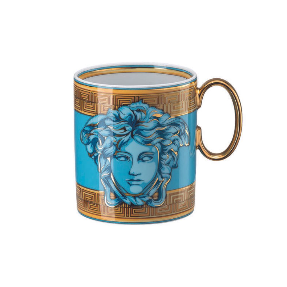 Cana din portelan, Medusa Amplified Blue Coin - VERSACE Cana din portelan, Medusa Amplified Blue Coin - VERSACE