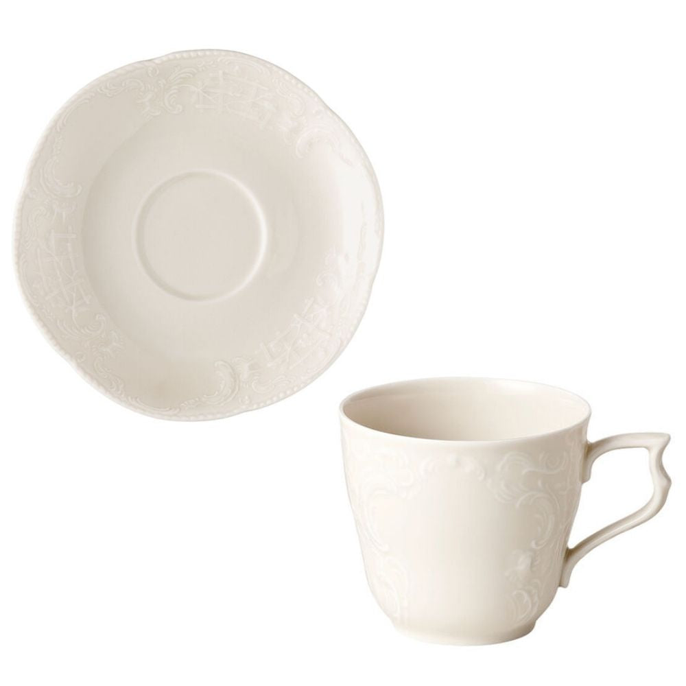 Ceasca pentru cafea si farfurie, Sanssouci Ivory - ROSENTHAL Ceasca pentru cafea si farfurie, Sanssouci Ivory - ROSENTHAL