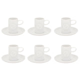 Set 6 cesti cu farfurii pentru espresso, Ornament by Sam Baron - VISTA ALEGRE Set 6 cesti cu farfurii pentru espresso, Ornament by Sam Baron - VISTA ALEGRE