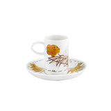 Set 2 cesti pentru espresso si farfurii, Da Vinci - VISTA ALEGRE Set 2 cesti pentru espresso si farfurii, Da Vinci - VISTA ALEGRE