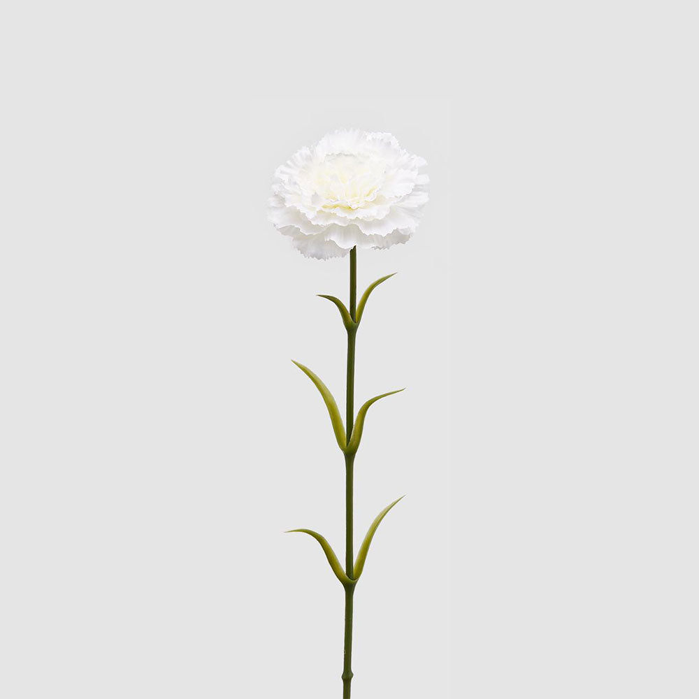 Floare decorativa garoafa, alb/roz, 65 cm - SIMONA'S COLLECTION Floare decorativa garoafa, alb/roz, 65 cm - SIMONA'S COLLECTION