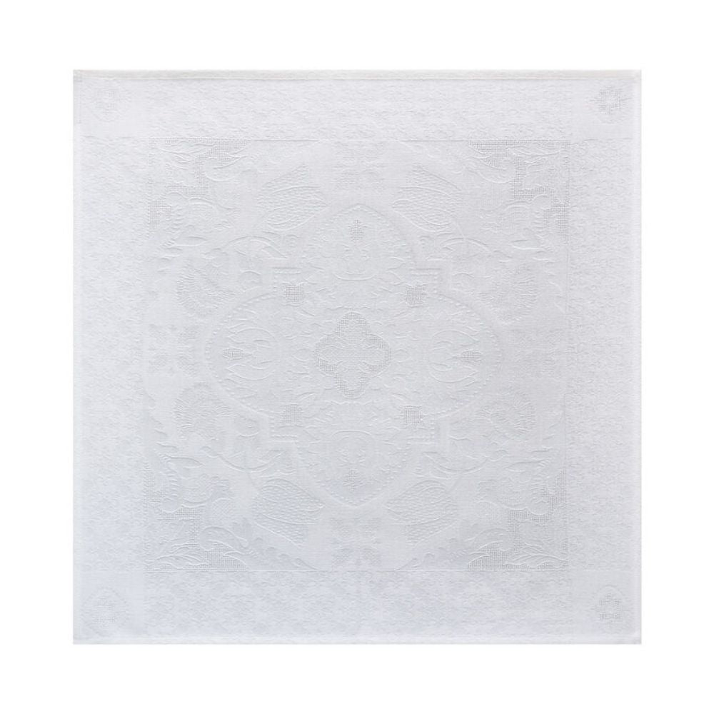 Servet de masa, 58 x 58 cm, alb, Azulejos - JACQUARD FRANCAIS Servet de masa, 58 x 58 cm, alb, Azulejos - JACQUARD FRANCAIS