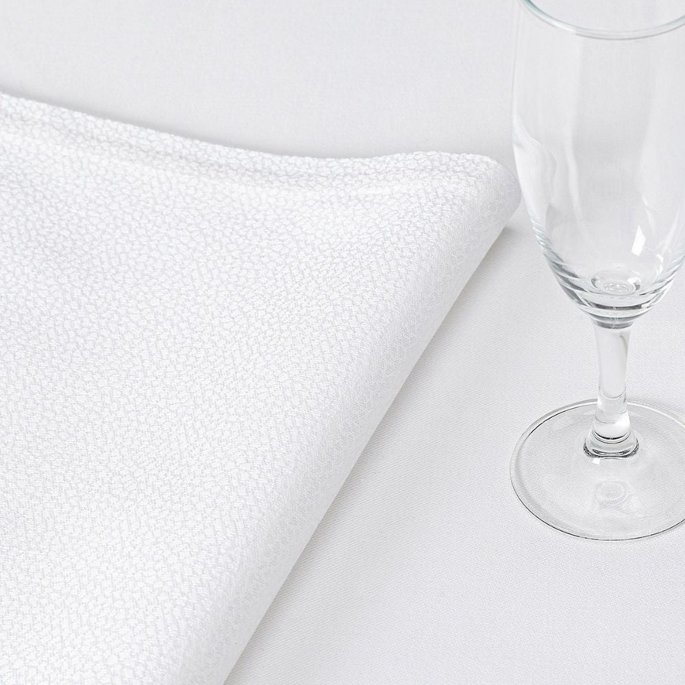 Servet alb de masa, Galuchat - JACQUARD FRANCAIS Servet alb de masa, Galuchat - JACQUARD FRANCAIS
