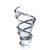 Vaza transparenta din cristal, Spirale - BACCARAT Vaza transparenta din cristal, Spirale - BACCARAT