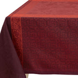 Fata de masa 175 x 250 cm, rosu, Ottoman Burgundy - JACQUARD FRANCAIS Fata de masa 175 x 250 cm, rosu, Ottoman Burgundy - JACQUARD FRANCAIS
