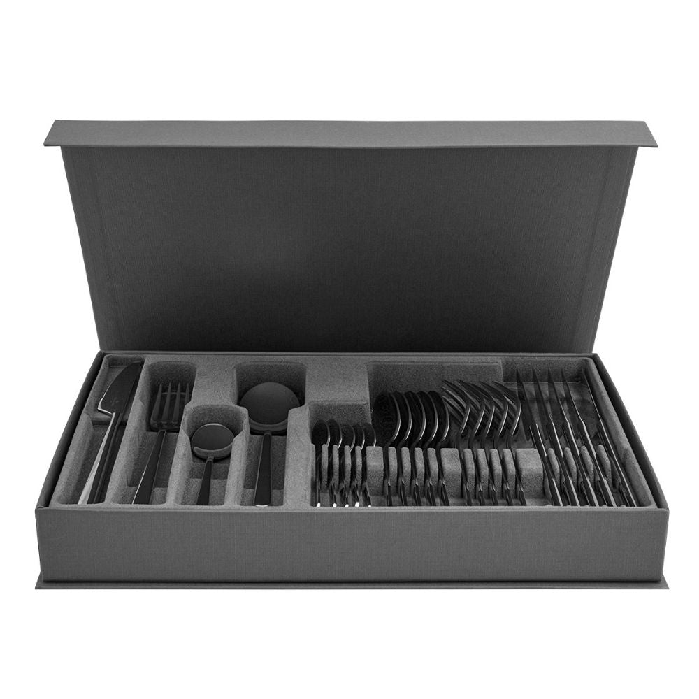 Set tacamuri, 24 piese, argintiu lucios, Domo - VISTA ALEGRE Set tacamuri, 24 piese, argintiu lucios, Domo - VISTA ALEGRE