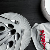 Set tacamuri, 24 piese, argintiu mat, Velvet - VISTA ALEGRE Set tacamuri, 24 piese, argintiu mat, Velvet - VISTA ALEGRE