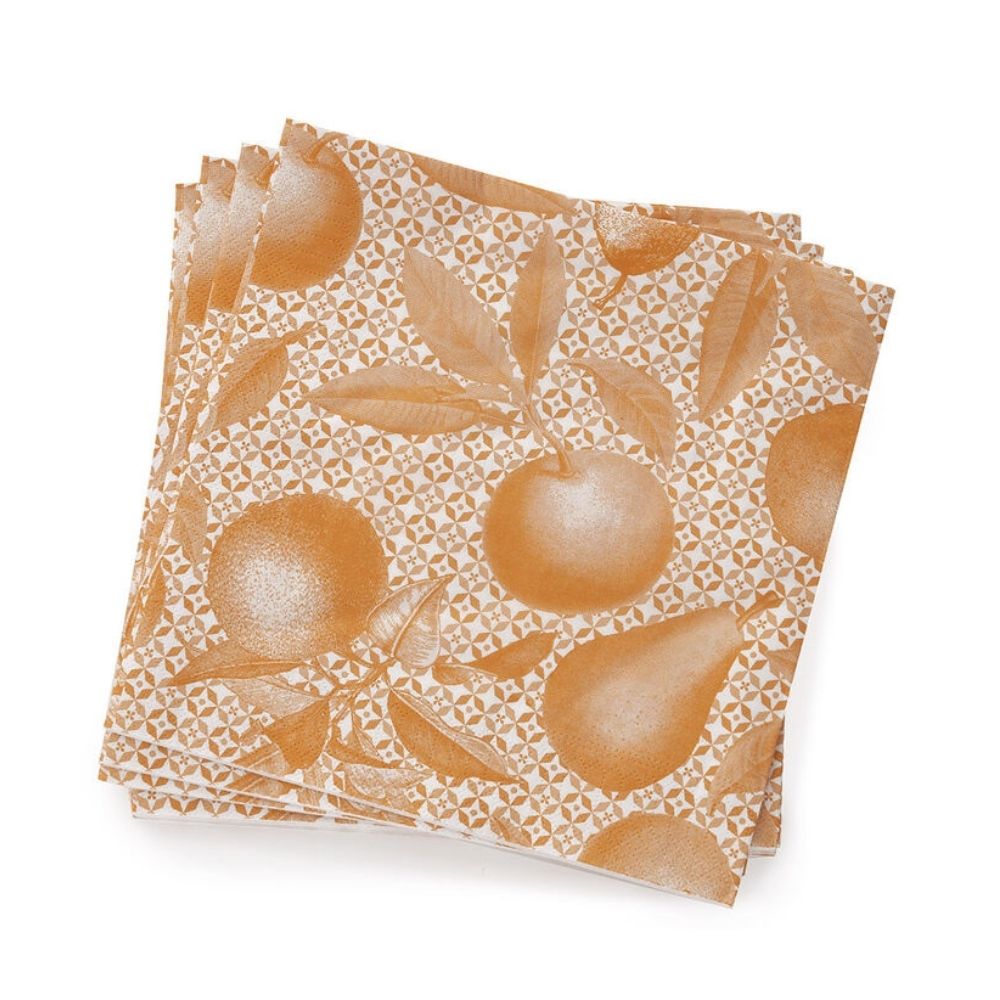 Servetele de masa, portocaliu, 40 x 40 cm, 20 buc, Arriere-pays - JACQUARD FRANCAIS Servetele de masa, portocaliu, 40 x 40 cm, 20 buc, Arriere-pays - JACQUARD FRANCAIS