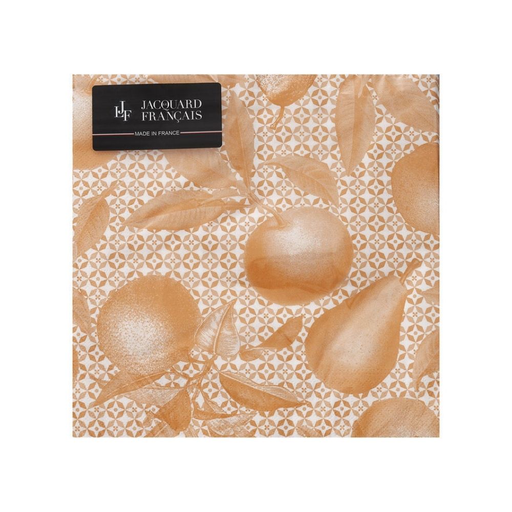 Servetele de masa, portocaliu, 40 x 40 cm, 20 buc, Arriere-pays - JACQUARD FRANCAIS Servetele de masa, portocaliu, 40 x 40 cm, 20 buc, Arriere-pays - JACQUARD FRANCAIS
