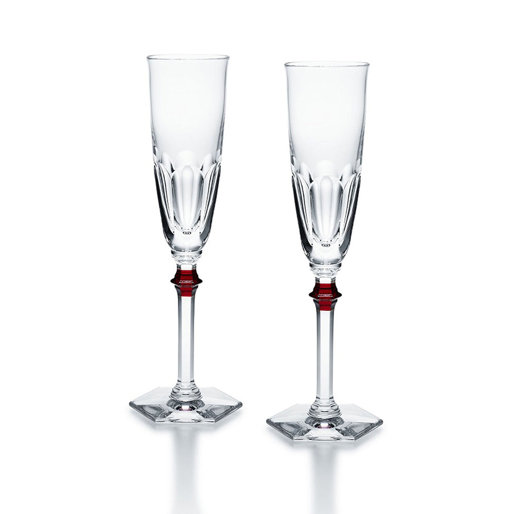 Set doua pahare pentru sampanie, 170 ml, rosu, Harcourt Eve Flute - BACCARAT Set doua pahare pentru sampanie, 170 ml, rosu, Harcourt Eve Flute - BACCARAT