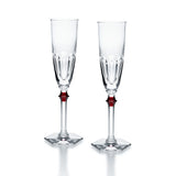 Set doua pahare pentru sampanie, 170 ml, rosu, Harcourt Eve Flute - BACCARAT Set doua pahare pentru sampanie, 170 ml, rosu, Harcourt Eve Flute - BACCARAT