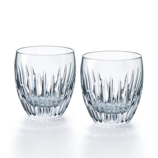 Set 2 pahare pentru whisky, 370 ml, Massena - BACCARAT
