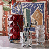 Vaza rosie din cristal, Louxor by Thomas Bastide - BACCARAT Vaza rosie din cristal, Louxor by Thomas Bastide - BACCARAT